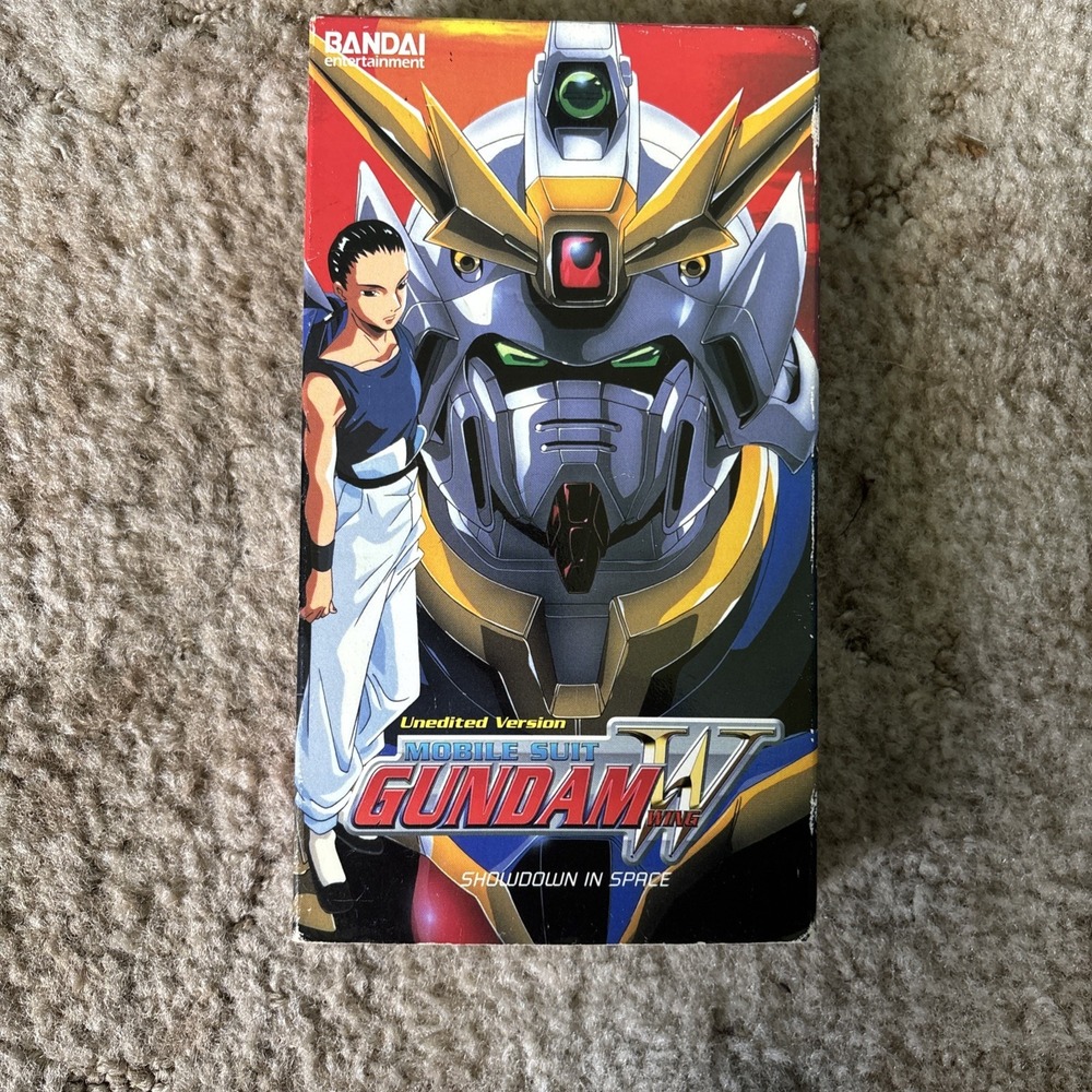 Bandai Gundam Wing Vol. 4 Showdown in Space VHS English Unedited Edition